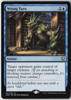 Wrong Turn (107) - Normal - Commander Legends (CMR) - NM - Image 1