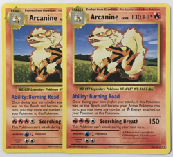 POKEMON 2X ARCANINE LV.45 18/108 XY EVOLUTIONS RARE NEAR MINT - Image 1
