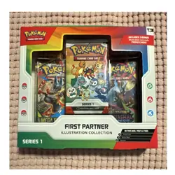Pokemon First Partner Illustration Collection Series 1 Promo Booster Box English - Image 1
