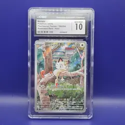 Meowth 106/094 Me02: Phantasmal Flames Holo Pokemon TCG - Image 1