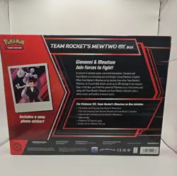 Pokemon TCG Team Rocket's Mewtwo ex Box Sealed New - Image 3