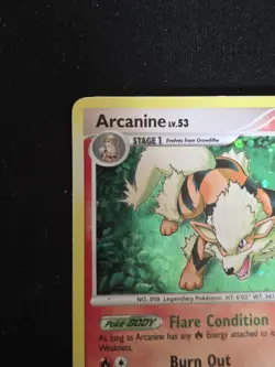 Pokemon TCG Arcanine Rising Rivals 1/111 Holo Rare HP100 English Card - Image 5