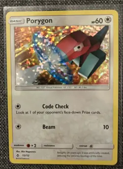 Porygon Holo - 12/12 Pokemon TCG McDonald's Promo 2018 - NM/M - Image 1