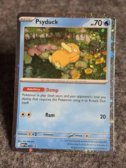 Pokemon Mega Evaluation# 007 Black Star Promo - Psyduck - Cosmo - Image 3