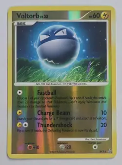 Pokemon Voltorb Stormfront SH3 Shiny Holo Rare Reverse Holo - Image 1