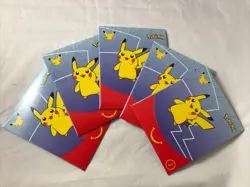 2021 Pokemon TCG McDonalds 25th Anniversary Promo Blue #2 Sealed 5 Pack Lot - Image 1