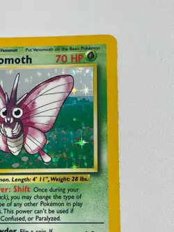 * Pokemon Venomoth 13/64 Jungle Holo Rare Vintage TCG MP/LP - Image 3