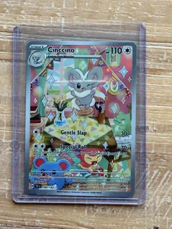 Pokemon TCG Cinccino 183/162 Illustration Rare Temporal Forces - Image 1
