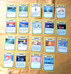 Pokemon Trainer Cards 1999 Wizards lot of 19 Different Cards (Lot#17) - Image 1