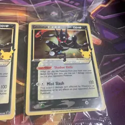 X2 Pokemon TCG Greninja Gold Star SWSH144 Celebrations Black Star Promo - Sealed - Image 3