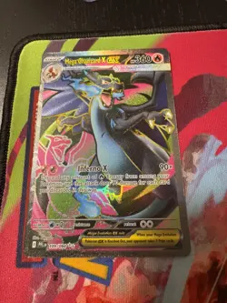 mega charizard x ex 109/094 Pokemon TCG, Phantasmal flames secret ultra rare, NM - Image 1