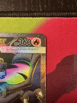 mega charizard x ex 109/094 Pokemon TCG, Phantasmal flames secret ultra rare, NM - Image 2