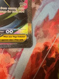 mega charizard x ex 109/094 Pokemon TCG, Phantasmal flames secret ultra rare, NM - Image 4