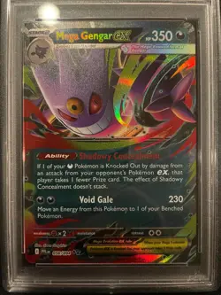 Mega Gengar EX Pokemon TCG Evolution Phantasmal Flames PFL Card #056/094 PSA 10 - Image 2