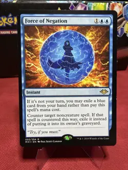 Magic the Gathering Force of Negation Card Modern Horizons - Image 1