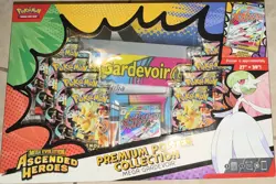 Pokemon TCG Mega Gardevoir EX Ascended Heroes Premium Collection Box Promo 2016 - Image 1