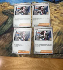 4x Hilda Trainer 084/086 Pokemon White Flare Regular English - PLAYSET - NM/M 🔥 - Image 1