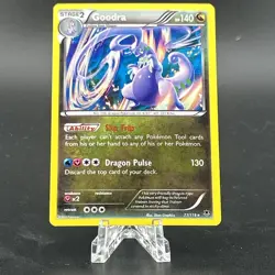 Goodra 77/119 XY - Phantom Forces Holo Foil Rare Pokemon Card MP - Image 1