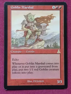 Magic The Gathering URZA'S DESTINY GOBLIN MARSHAL red card MTG - Image 1