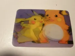 Pokemon Pikachu 3D Lenticular Promo Card Viz Video Pioneer PIKA-0030D/DVD (D16) - Image 1