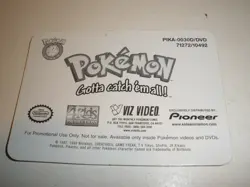 Pokemon Pikachu 3D Lenticular Promo Card Viz Video Pioneer PIKA-0030D/DVD (D16) - Image 2