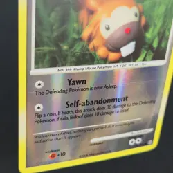 Bidoof 54/100 Stormfront Reverse Holo Clay Yuka Morii 2008 Nintendo Pokemon Card - Image 3