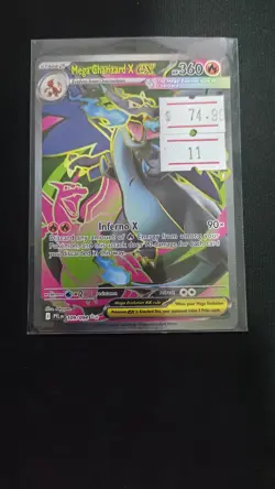 Mega Charizard X ex 109/094 Phantasmal Flames Ultra Rare Pokemon - Image 2