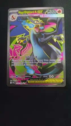 Mega Charizard X ex 109/094 Phantasmal Flames Ultra Rare Pokemon - Image 4