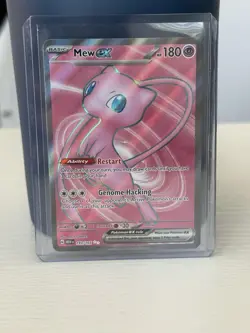 Pokemon Mew EX TCG Scarlet Violet-151 Holo Ultra Rare Full Art Card 193/165 - Image 1
