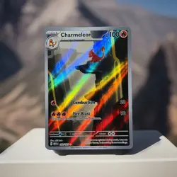 Charmeleon 169/165 SV Scarlet & Violet 151 Illustration Rare Holo 100 HP Card LP - Image 1