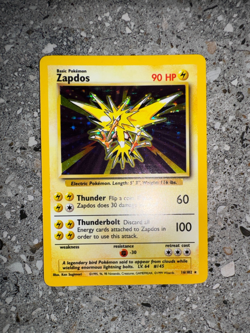 Pokemon TCG Cards Zapdos 16/102 Base Set Holo Rare NM - Image 4