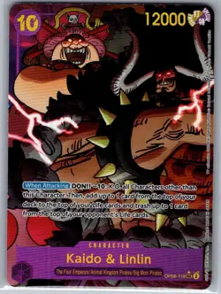Kaido & Linlin (Alt Art) OP08-119 English Two Legends - One Piece Card - NM - Image 1