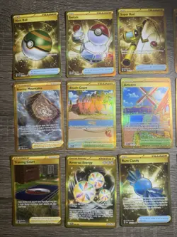Lot Of 18 Gold Pokemon Cards - Image 2