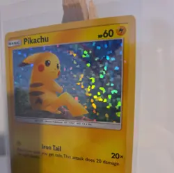 Pikachu 6/12 McDonalds 2019 Rare Holo Promo Rainbow Swirl 🌈 Pokemon Card TCG - Image 2