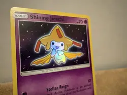 Shining Jirachi 42/73 Shining Legends Holo Rare Card Near Mint NM Condition - Image 2