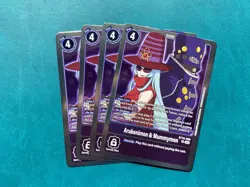 Arukenimon & Mummymon BT16-089 Playset Beginning Observer Digimon Card x4 - Image 1