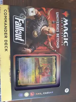 MTG Fallout Hail Caesar Commander Deck Sealed Universes Beyond - Image 1