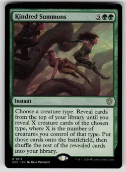 Kindred Summons Normal R Commander: Lorwyn Eclipsed 112 NM - Image 1