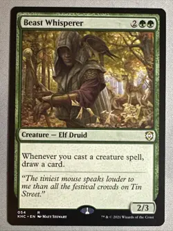 MTG / Beast Whisperer / KHC / #54 / Regular / Rare / NM - Image 1