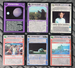 Star Wars CCG - Third Anthology - Complete 6 Card Set - Lightly Played Condition - Image 1