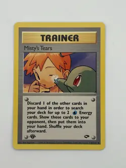 1st Edition Misty’s Tears Gym Challenge - 118/132 - Pokemon Vintage - NM - Image 1