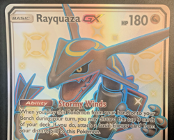 Rayquaza GX 177A/168 Alternate Art Holo JUMBO Promo Pokemon NM in Top Loader - Image 3