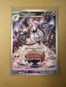 Pokemon TCG Chandelure 103/086 White Flare Illustration Rare - Image 1