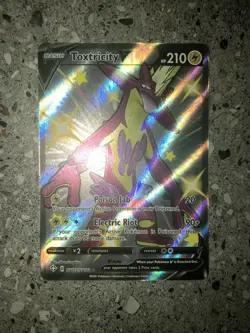 Pokemon TCG Cards Toxtricity V SV112/SV122 Shining Fates Shiny Ultra Rare MINT - Image 3