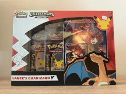 Pokemon TCG Celebrations Collection Lance's Charizard V Box - Image 1
