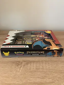 Pokemon TCG Celebrations Collection Lance's Charizard V Box - Image 3