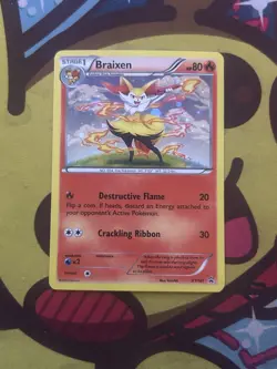 Pokemon Braixen XY161 - Black Star Promo - Excellent - Image 1