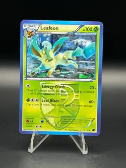 Pokemon TCG Leafeon MP/HP 11/116 B&W Plasma Freeze Cracked Ice Holo Rare 2013 - Image 1