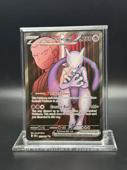2025 Pokemon Destined Rivals - Team Rocket’s Mewtwo EX No. 213/182 - Image 1