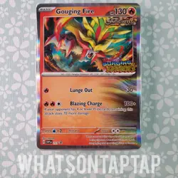 Pokemon Card Scarlet Violet Surging Sparks Gouging Fire Prerelease Deck Sealed - Image 1